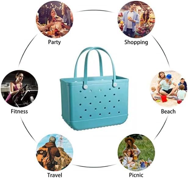 Beach Tote Bag | Waterproof & Sandproof | EVA Construction & Wipe-Clean Surface