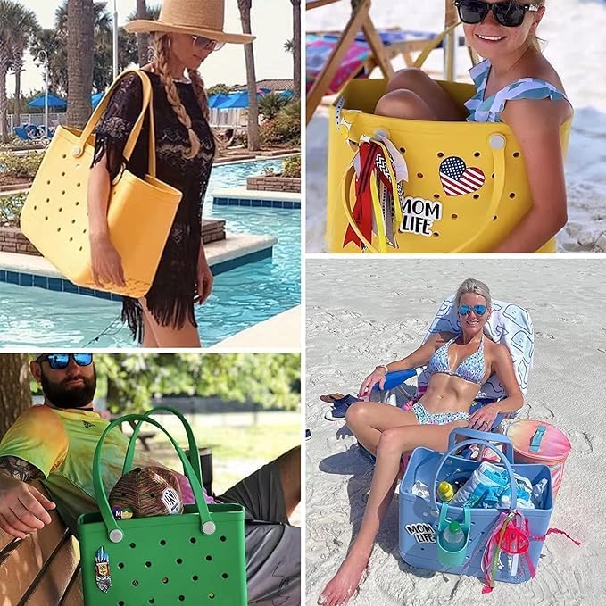 Beach Tote Bag | Waterproof & Sandproof | EVA Construction & Wipe-Clean Surface