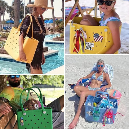 Beach Tote Bag | Waterproof & Sandproof | EVA Construction & Wipe-Clean Surface