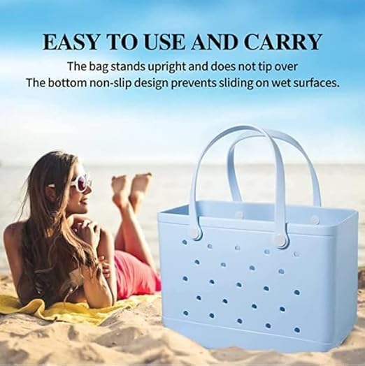 Beach Tote Bag | Waterproof & Sandproof | EVA Construction & Wipe-Clean Surface