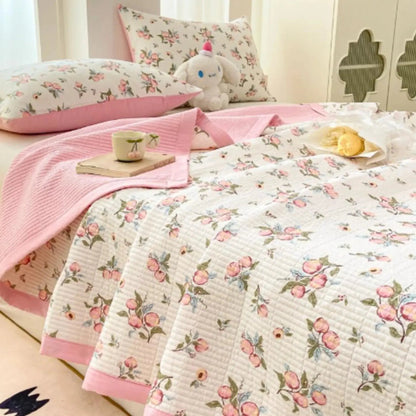 Bedding Set | Floral Microfiber Duvet Set | Hidden Zipper & Corner Ties | Year-Round Comfort