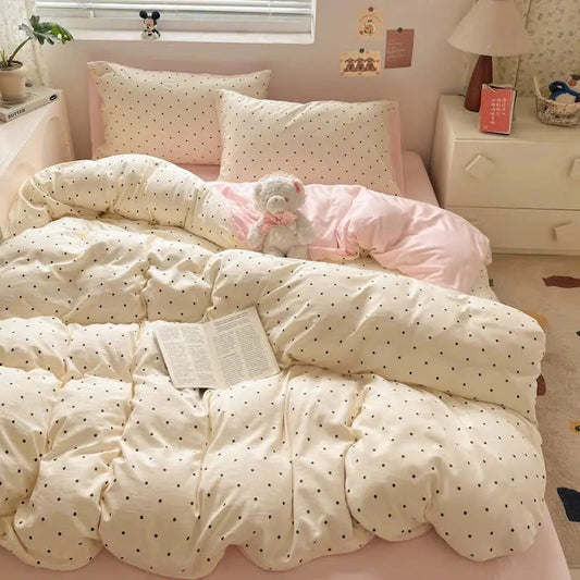 Bedding Set | Pre-Washed Microfiber | Duvet Cover, Sheet & Pillowcases | Cozy Comfort