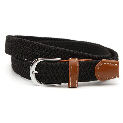 Belt | Stretch Braided Design | Hole-Free Adjustable Fit | Breathable Comfort