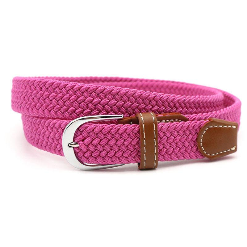 Belt | Stretch Braided Design | Hole-Free Adjustable Fit | Breathable Comfort