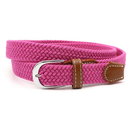 Belt | Stretch Braided Design | Hole-Free Adjustable Fit | Breathable Comfort