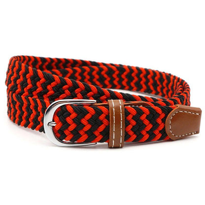 Belt | Stretch Braided Design | Hole-Free Adjustable Fit | Breathable Comfort