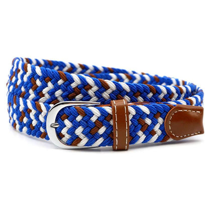 Belt | Stretch Braided Design | Hole-Free Adjustable Fit | Breathable Comfort