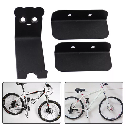 Bike Wall Hook | Space-Saving Horizontal Mount | Steel Construction | 100 kg Capacity