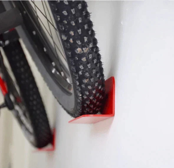 Bike Wall Hook | Space-Saving Horizontal Mount | Steel Construction | 100 kg Capacity