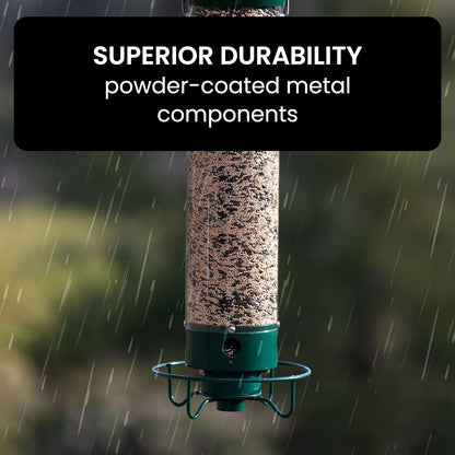 Bird Feeder | Squirrel-Proof Spinning Perch | 5 lb Capacity
