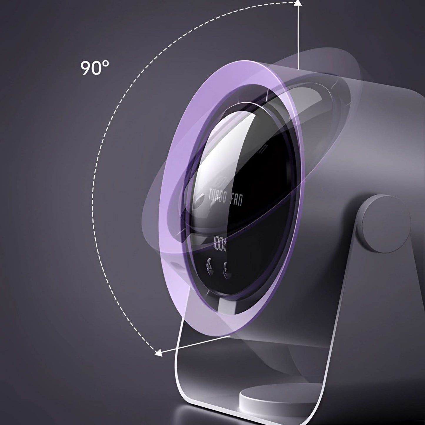 Bladeless Fan | Turbo Airflow | LED Display & Multiple Speeds | Quiet Operation