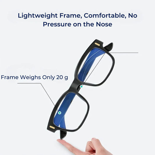 Blue Light Blocking Computer Glasses | Anti-Glare Clear Lens | Lightweight Frame | Eye Strain Relief