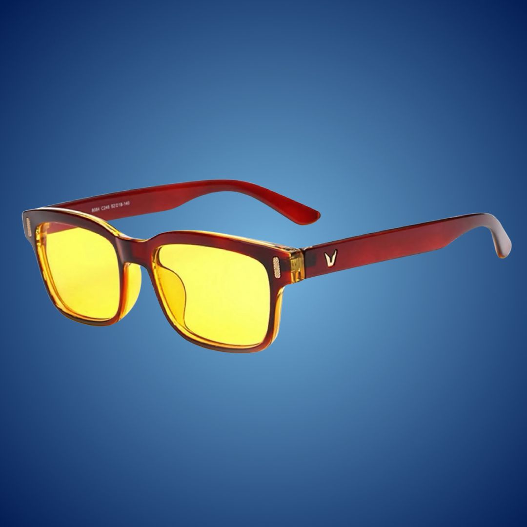 Blue Light Blocking Computer Glasses | Anti-Glare Clear Lens | Lightweight Frame | Eye Strain Relief