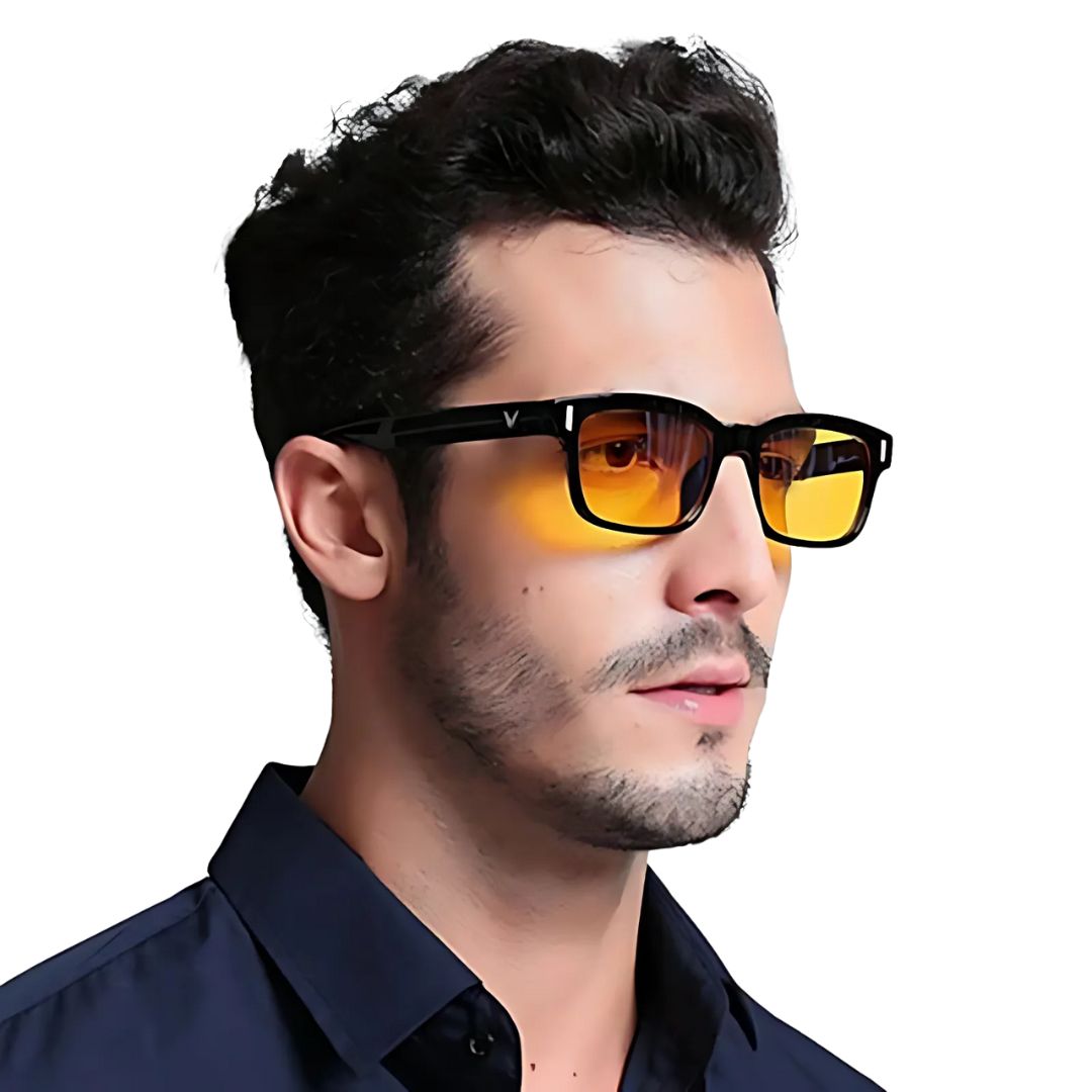 Blue Light Blocking Computer Glasses | Anti-Glare Clear Lens | Lightweight Frame | Eye Strain Relief