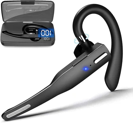 Bluetooth Headset | Dual-Mic Noise Cancellation | Up to 25 Hours Talk Time | Comfortable Fit