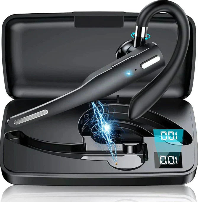 Bluetooth Headset | Dual-Mic Noise Cancellation | Up to 25 Hours Talk Time | Comfortable Fit