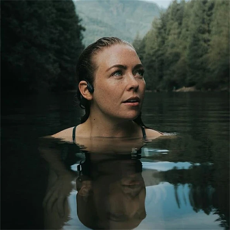 Bone Conduction Headphones | Waterproof Sweatproof | Wireless Noise-Reducing Mic | Long Battery