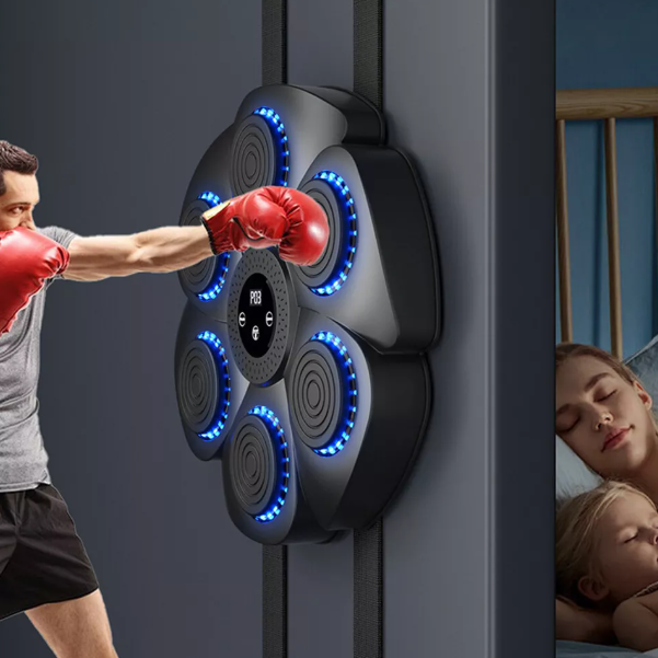 Boxing Training Pad | Interactive Targeting & Rhythm Cues | Includes Gloves
