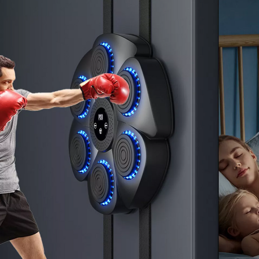 Boxing Training Pad | Interactive Targeting & Rhythm Cues | Includes Gloves