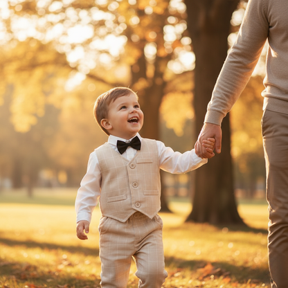 Boys Formal Outfit for Toddlers & Kids | Tailored Cotton | Shirt & Pants | Weddings