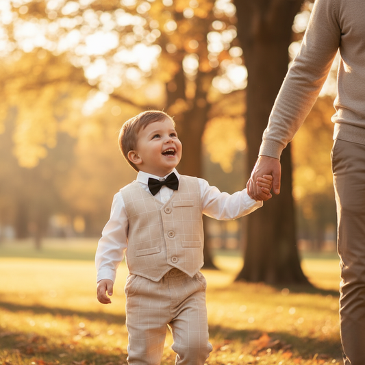 Boys Formal Outfit for Toddlers & Kids | Tailored Cotton | Shirt & Pants | Weddings