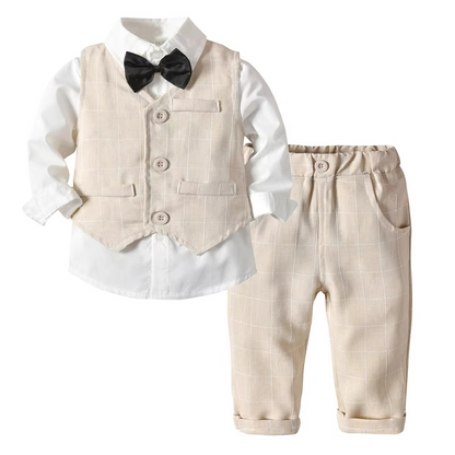 Boys Formal Outfit for Toddlers & Kids | Tailored Cotton | Shirt & Pants | Weddings