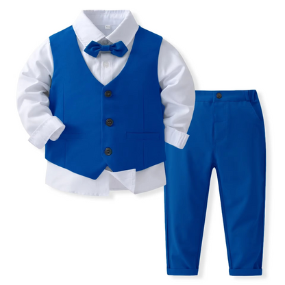 Boys Formal Outfit for Toddlers & Kids | Tailored Cotton | Shirt & Pants | Weddings