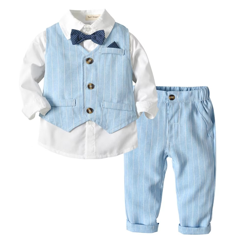 Boys Formal Outfit for Toddlers & Kids | Tailored Cotton | Shirt & Pants | Weddings
