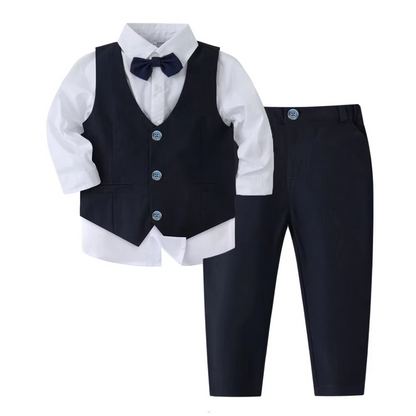 Boys Formal Outfit for Toddlers & Kids | Tailored Cotton | Shirt & Pants | Weddings