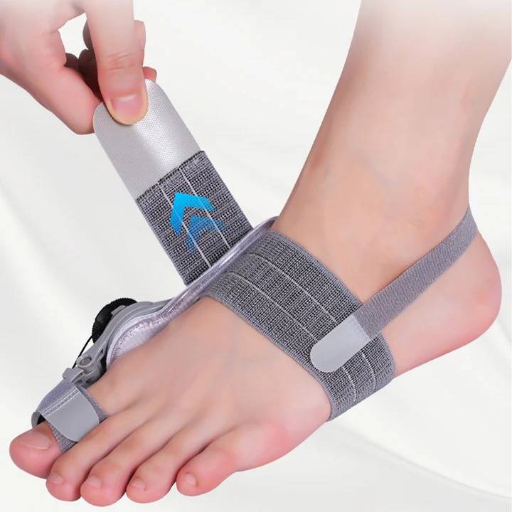 Bunion Corrector Toe Spacer | Adjustable Hinge Realignment | Silicone Pads & Heel Strap