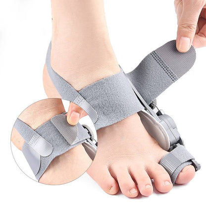Bunion Corrector Toe Spacer | Adjustable Hinge Realignment | Silicone Pads & Heel Strap