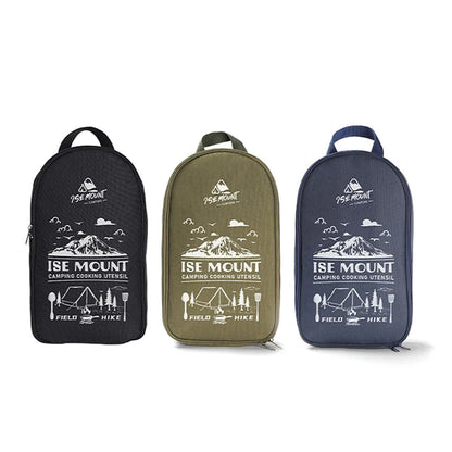 Camping Cookware | Stainless Steel | 9-Piece Set with Carrying Bag | Travel-Friendly
