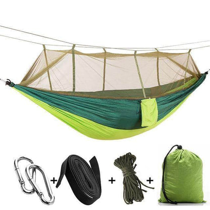 Camping Hammock | Mosquito Net | Heavy-Duty 200 kg Load Capacity | Lightweight & Breathable