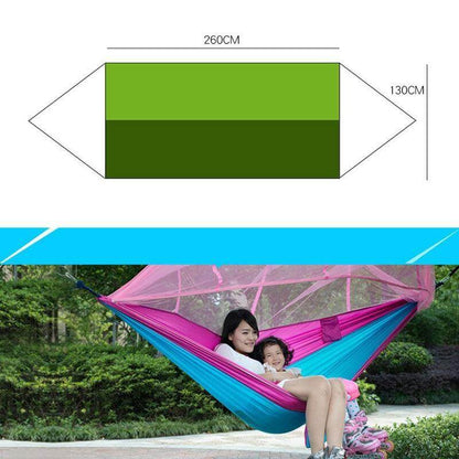 Camping Hammock | Mosquito Net | Heavy-Duty 200 kg Load Capacity | Lightweight & Breathable