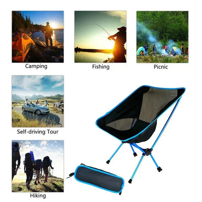 Camping Set | Ultralight Foldable Chair | Sand-Free Quick-Dry Blanket | Compact Travel-Friendly