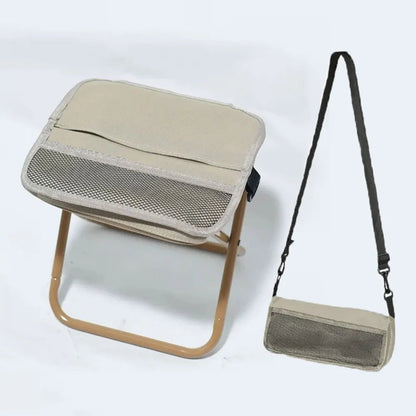 Camping Stool | Lightweight Foldable | Water-Resistant Fabric & Anti-Slip Legs | Supports 265 lbs