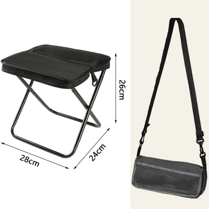Camping Stool | Lightweight Foldable | Water-Resistant Fabric & Anti-Slip Legs | Supports 265 lbs