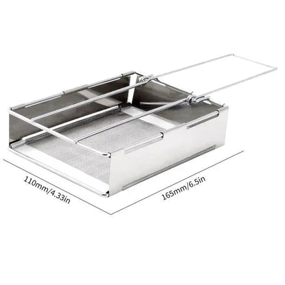 Camping Stove | Foldable Stainless Steel | Compact with Carry Bag | Durable for Hiking