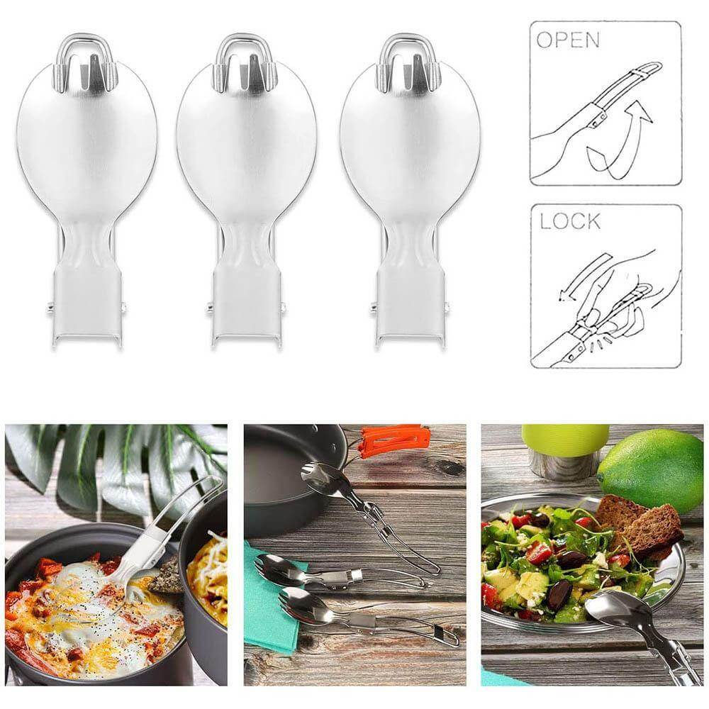 Camping Stove Set 2-4 Person | Portable Gas Stove | Anodized Aluminum Cookware