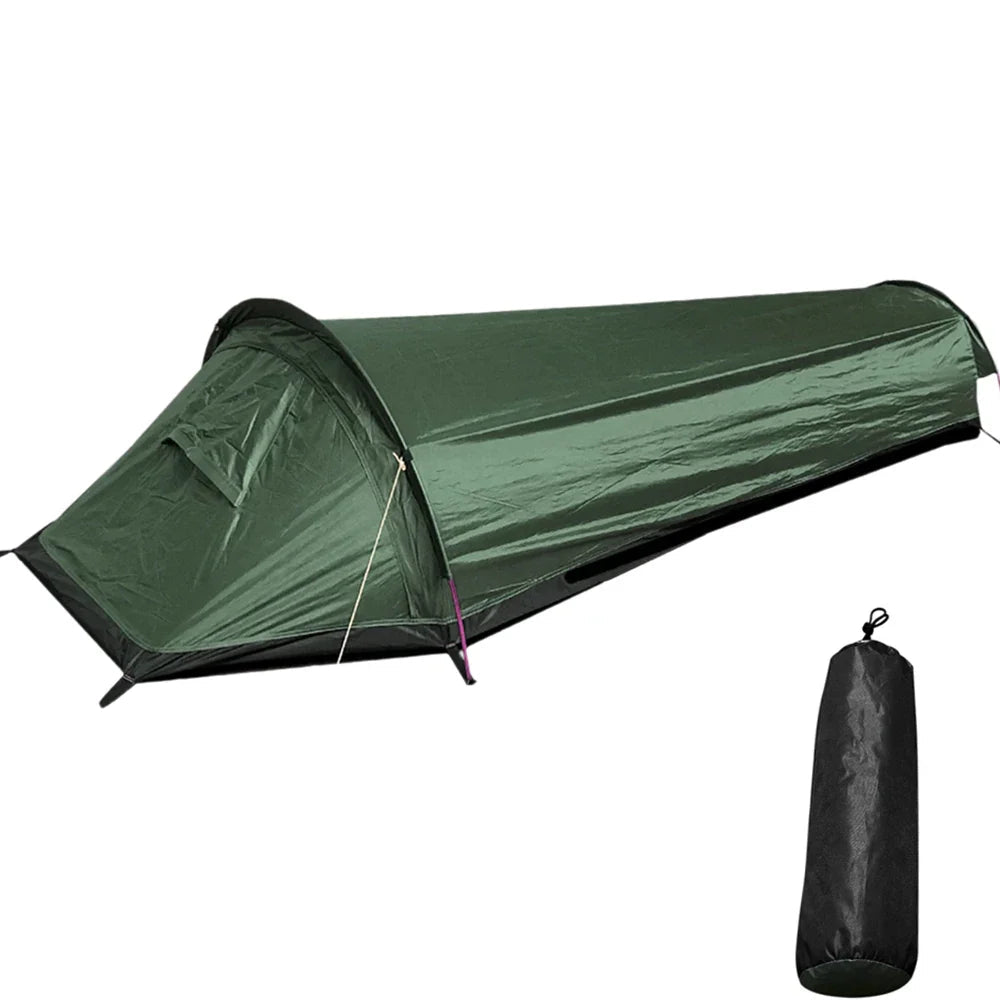 Camping Tent for One | Ultralight & Waterproof | Quick-Setup Aluminum Poles
