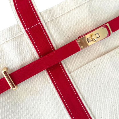 Canvas Shopper Bag | Premium Canvas & Steel Accents | Reinforced Seams & Inner Pocket | 40×30×20 cm