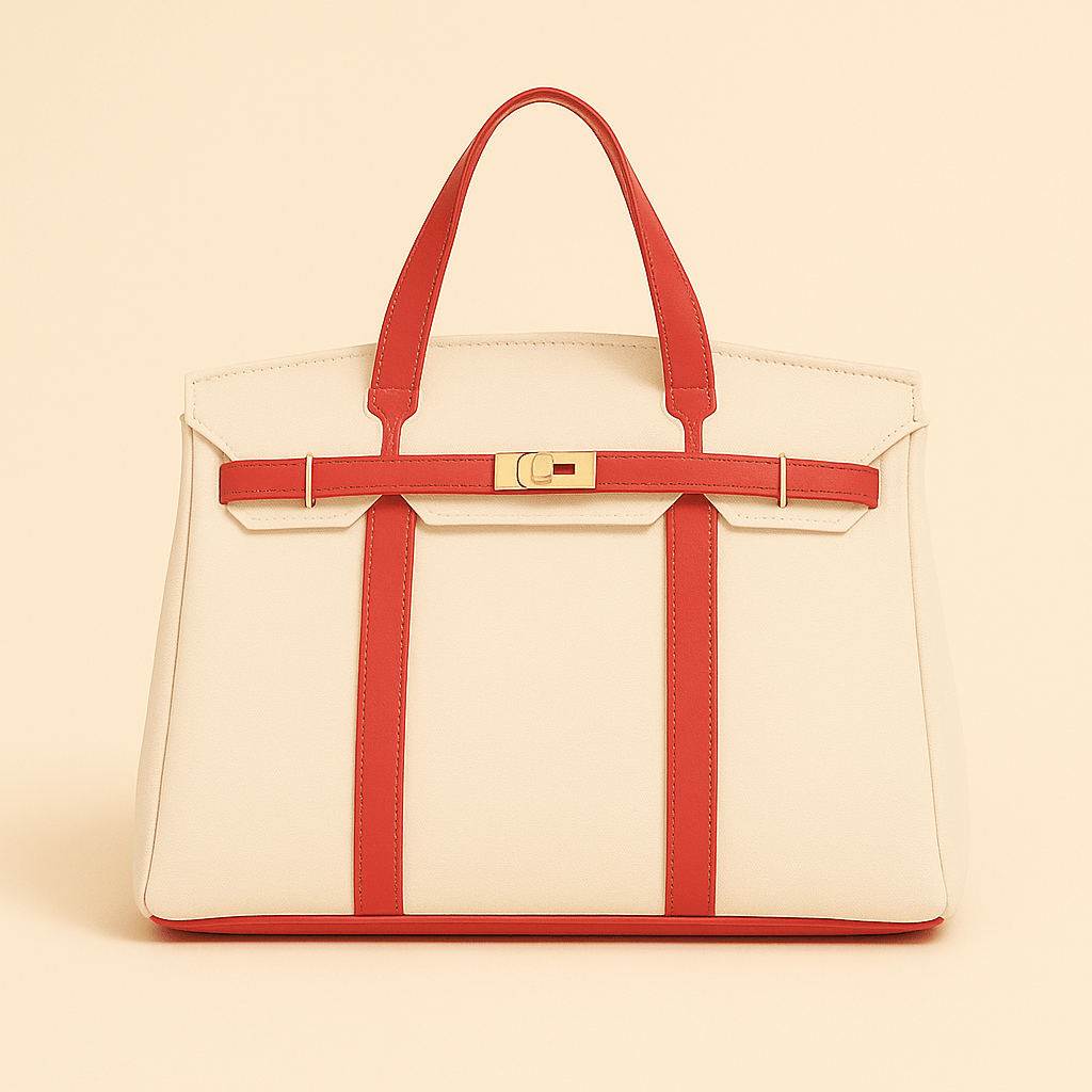 Canvas Shopper Bag | Premium Canvas & Steel Accents | Reinforced Seams & Inner Pocket | 40×30×20 cm