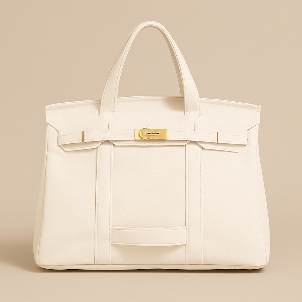Canvas Shopper Bag | Premium Canvas & Steel Accents | Reinforced Seams & Inner Pocket | 40×30×20 cm