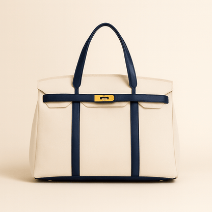 Canvas Shopper Bag | Premium Canvas & Steel Accents | Reinforced Seams & Inner Pocket | 40×30×20 cm
