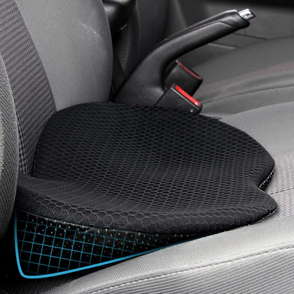 Car Booster Seat Cushion for Adults | Memory Foam Lumbar Support | 3.5 in Height Boost