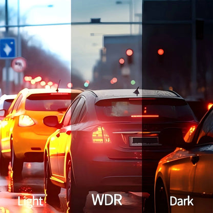 Car Dash Cam | 4-Camera Front & Rear with Night Vision | WiFi App & Loop Recording