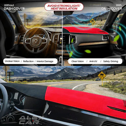 Car Dashboard Mat | Custom-Fit 5-Layer Protection | Non-Slip Silicone Backing