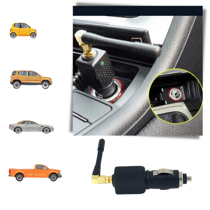 Car GPS Signal Blocker | Compact Portable Design | 12V Lighter-Powered | Location Privacy