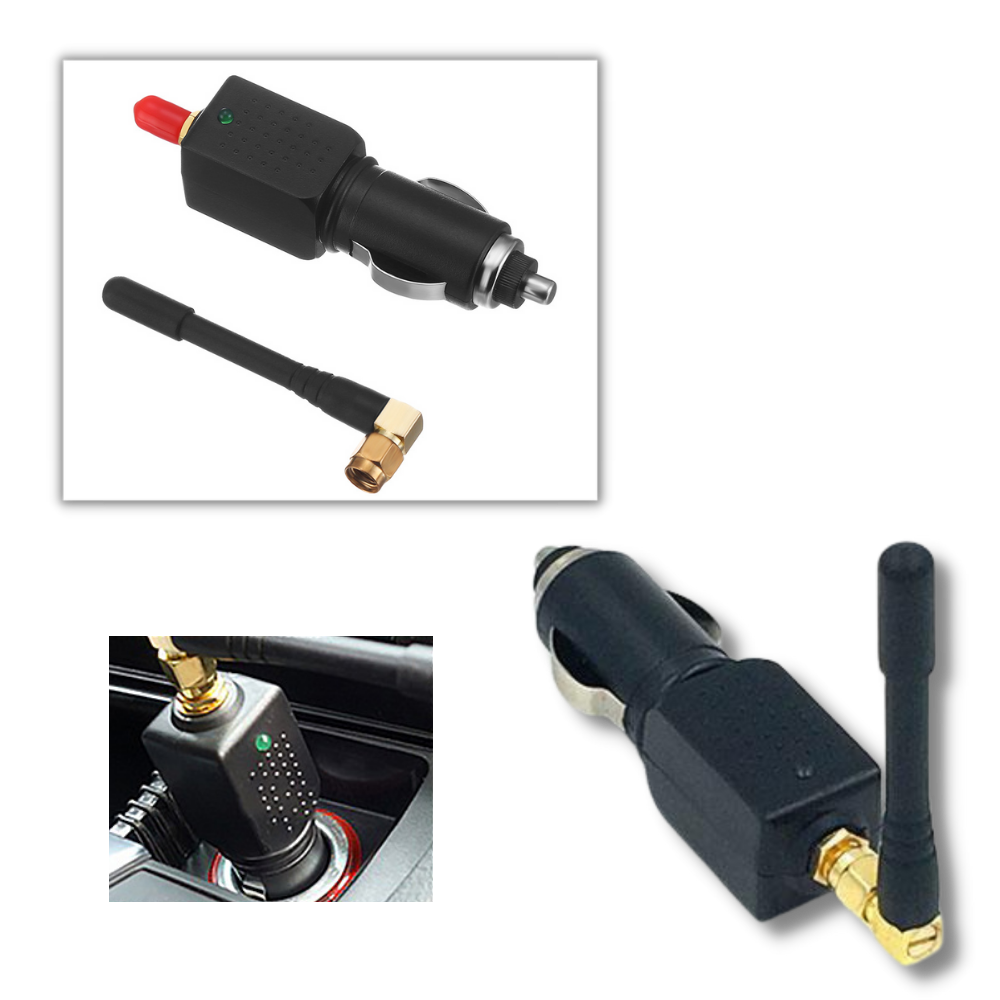 Car GPS Signal Blocker | Compact Portable Design | 12V Lighter-Powered | Location Privacy
