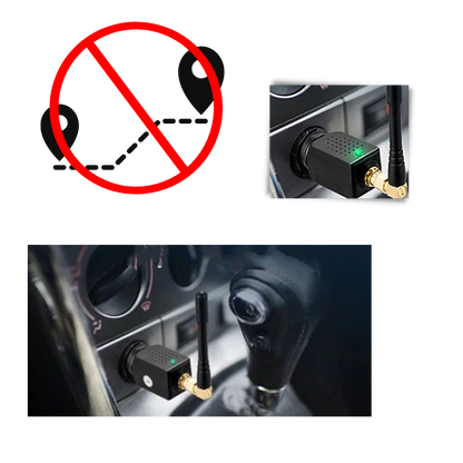 Car GPS Signal Blocker | Compact Portable Design | 12V Lighter-Powered | Location Privacy